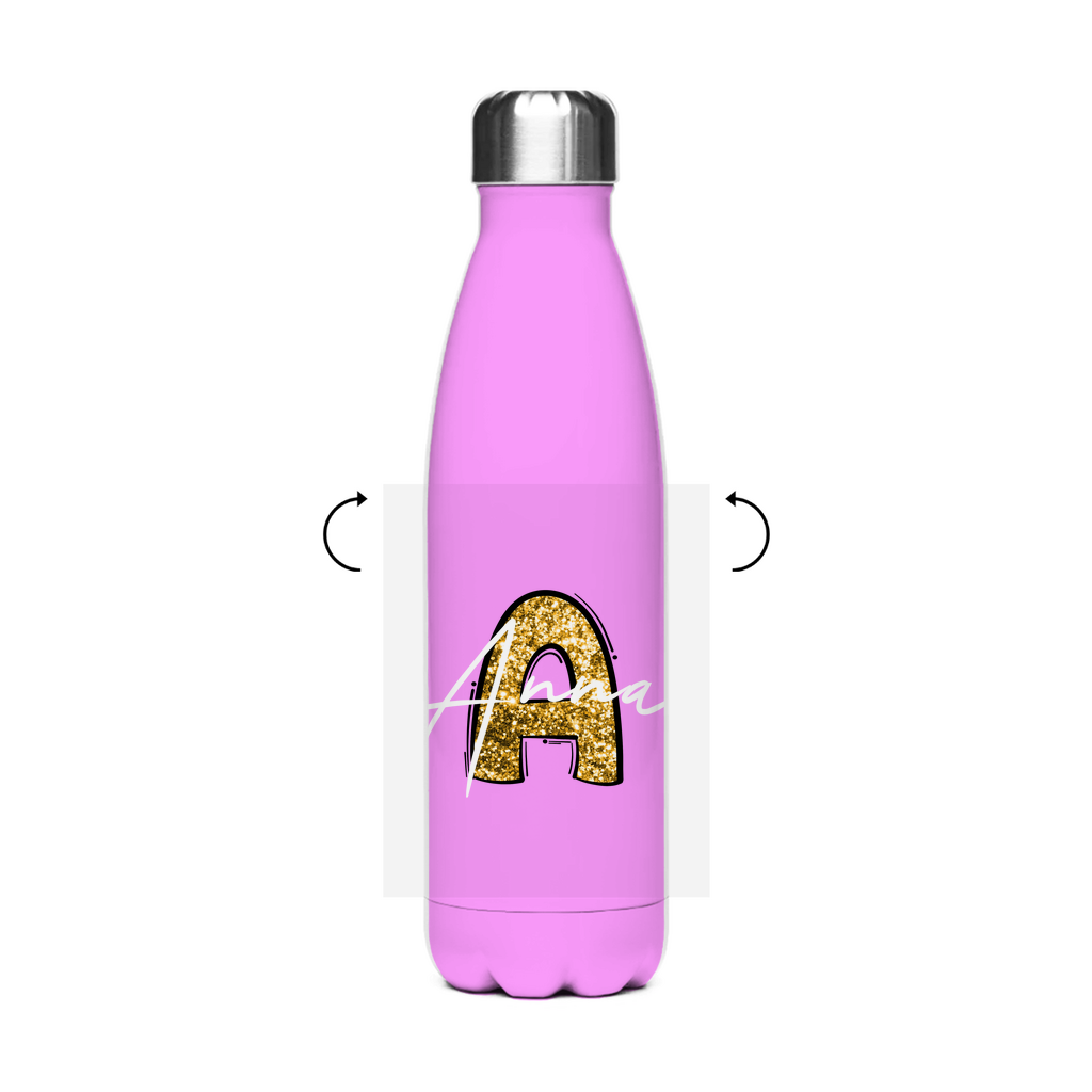 Mit Foto und Initialen - individuelle Büro Thermoflasche