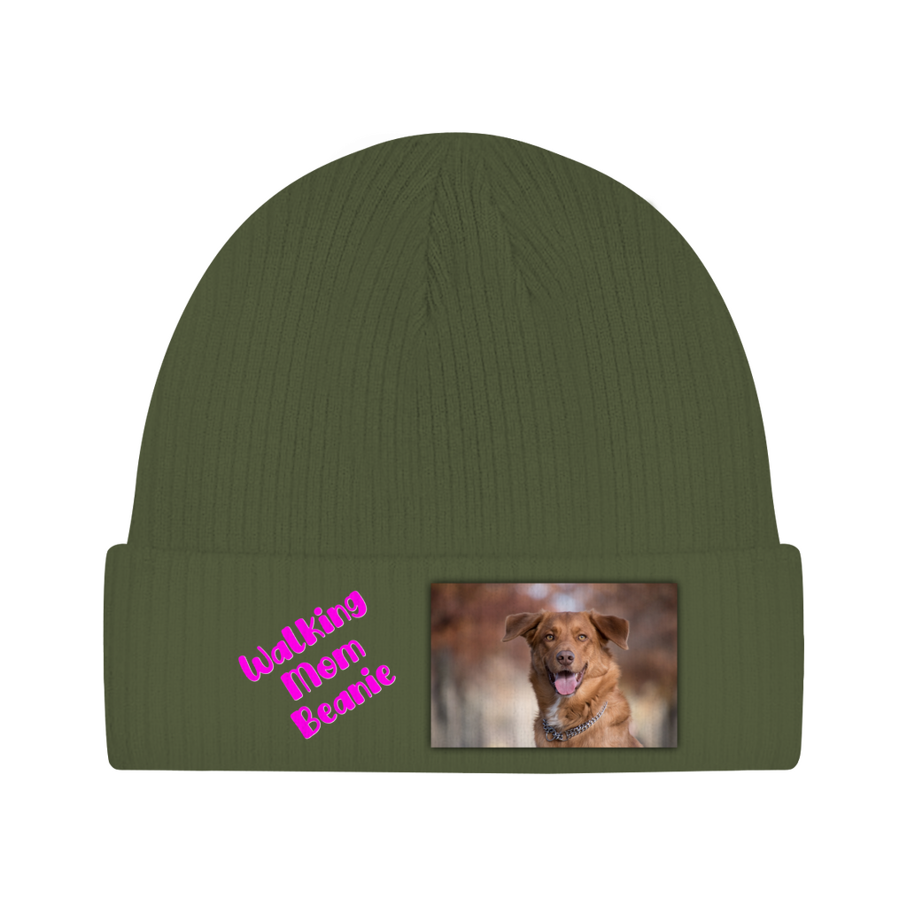 Walking Mom Beanie - individuelle Strickmütze