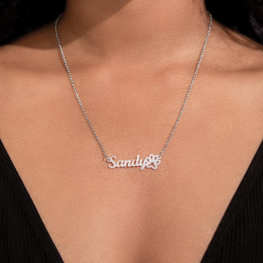 tierische Namenskette - Individuelle Kette
