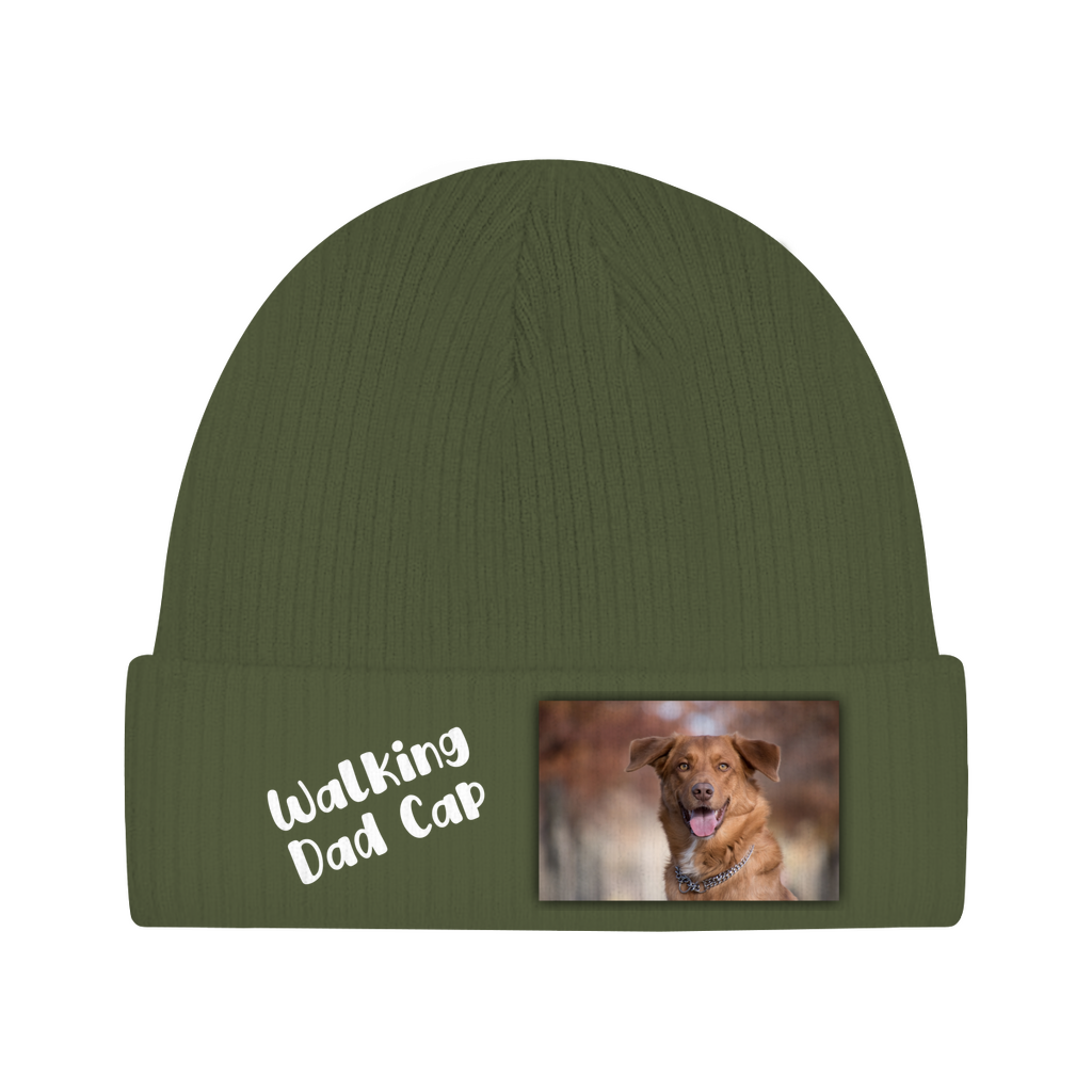 Walking Dad Beanie - individuelle Strickmütze