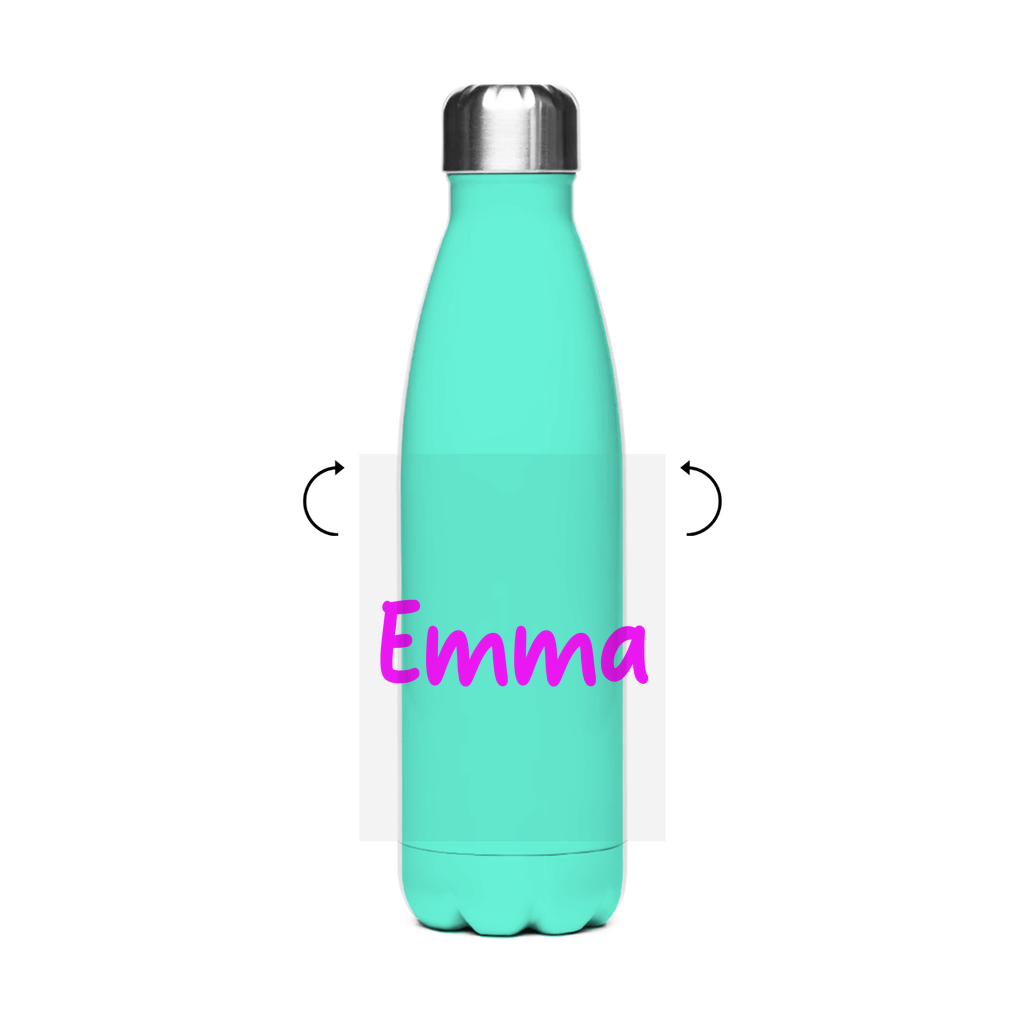 Schultrinkflasche "Einhorn" aus Edelstahl - individuelle Thermoflasche