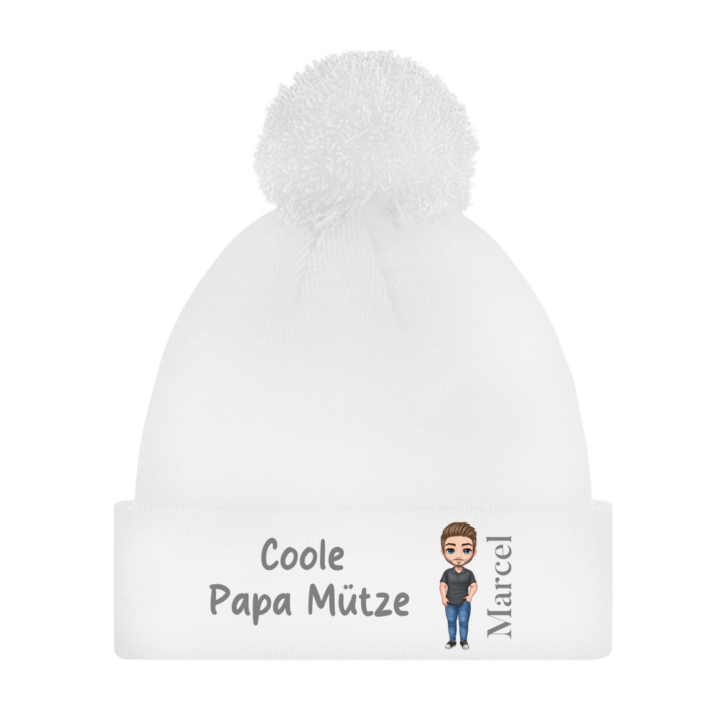 Coole Dad Mütze - individuelle Bommelmütze