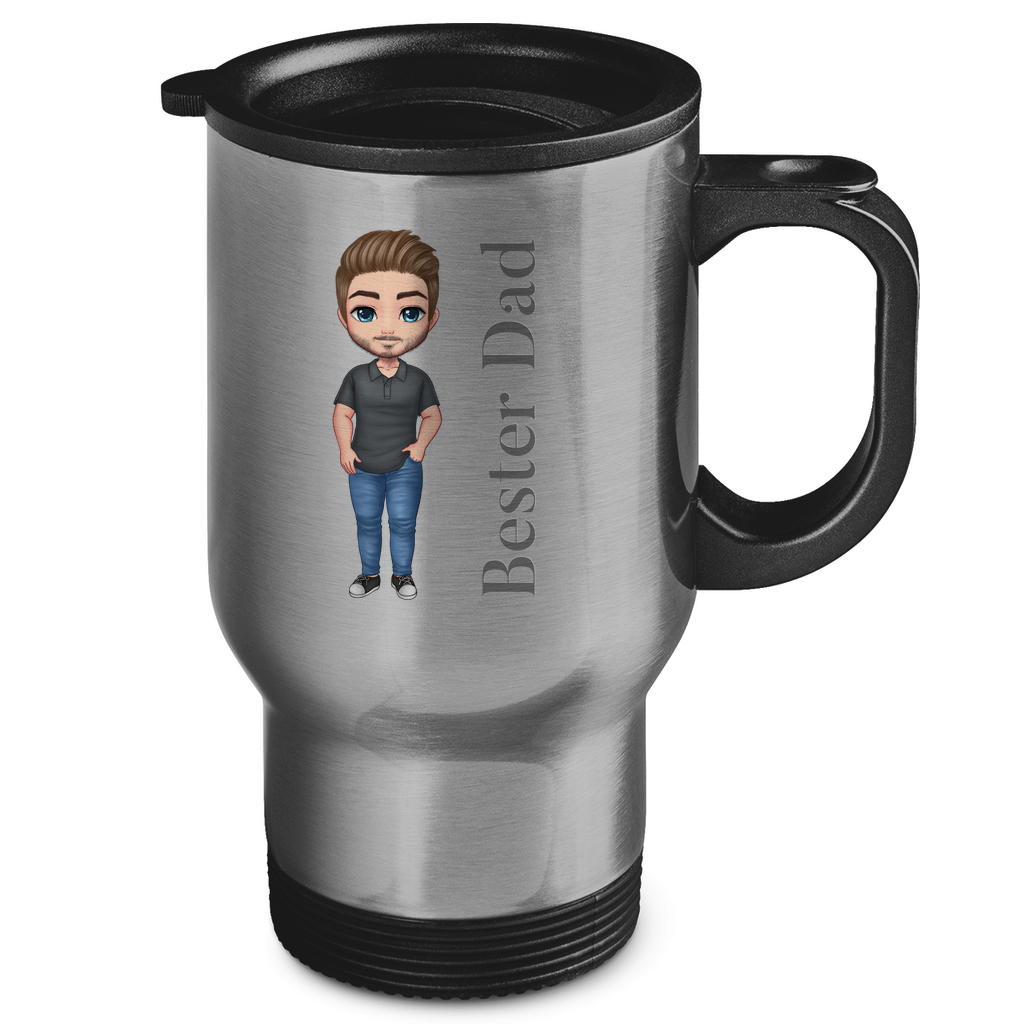 Dad Cup, perfekt für unterwegs - individueller Auto Thermobecher