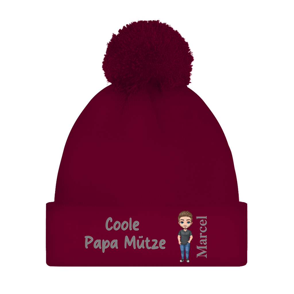 Coole Dad Mütze - individuelle Bommelmütze